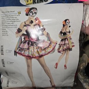 Hallowen costume Day of the dead size 14/16